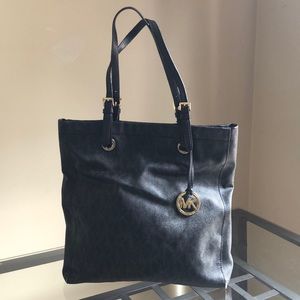 Michael Kors Black Logo Tote